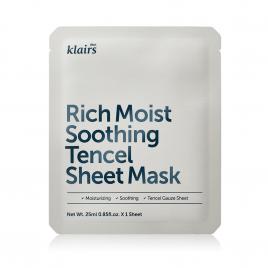 Mặt nạ dưỡng ẩm Klairs Rich Moist Soothing Tencel Sheet Mask 25ml