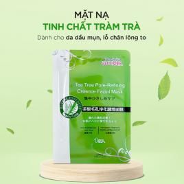 Mặt Nạ Tràm Trà Thanh Lọc, Làm Dịu Da Dr.Morita Tea Tree Pore-Refining Essence Facial Mask 25g
