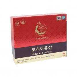 Nước Uống Hồng Sâm Hàn Quốc Kumsan Korea Red Ginseng 6 Năm Tuổi (Hộp 30 gói x 10g)