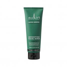 Kem Làm Sạch Tế Bào Chết Sáng Da Sukin Super Greens Detoxifying Facial Scrub 125ml