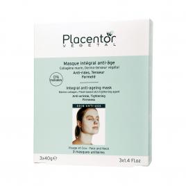 Mặt nạ chống lão hóa da chuyên sâu Placentor Vegetal Integral Anti-Ageing Mask (Hộp 3 miếng x 40g)