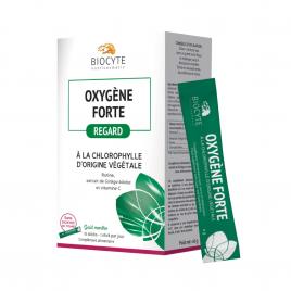 Bột diệp lục chống lão hóa, giảm thâm quầng mắt Biocyte Oxygene Forte (Regard) (Hộp 15 Gói X 4g)