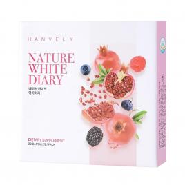 Viên uống trắng da Hanvely Nature White Diary Hộp 10 viên/30 viên