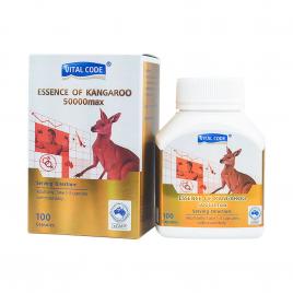 Viên uống hỗ trợ cải thiện sức khỏe Vital Code Essence of Kangaroo 50000Max Hộp 100 viên