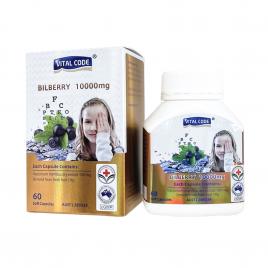 Viên uống bổ mắt, tăng cường thị lực Vital Code Bilberry 10000mg Hộp 60 viên