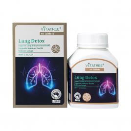 Viên uống bổ phổi, thải độc phổi Vitatree Lung Detox Hộp 60 viên