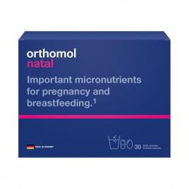 Thực phẩm bổ sung Vitamin khoáng chất cho mẹ bầu Orthomol Natal Hộp 30 ngày